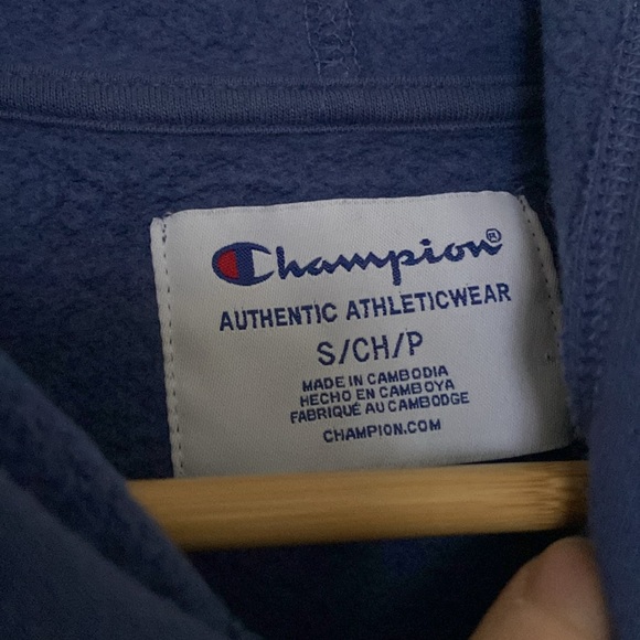 Champion raw edge cropped hoodie - Picture 6 of 6